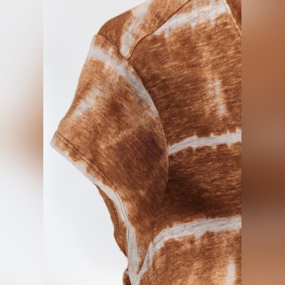 Rachel and Zoe Copper tie dyed tee shirt Size Medium - Picture 5 of 8